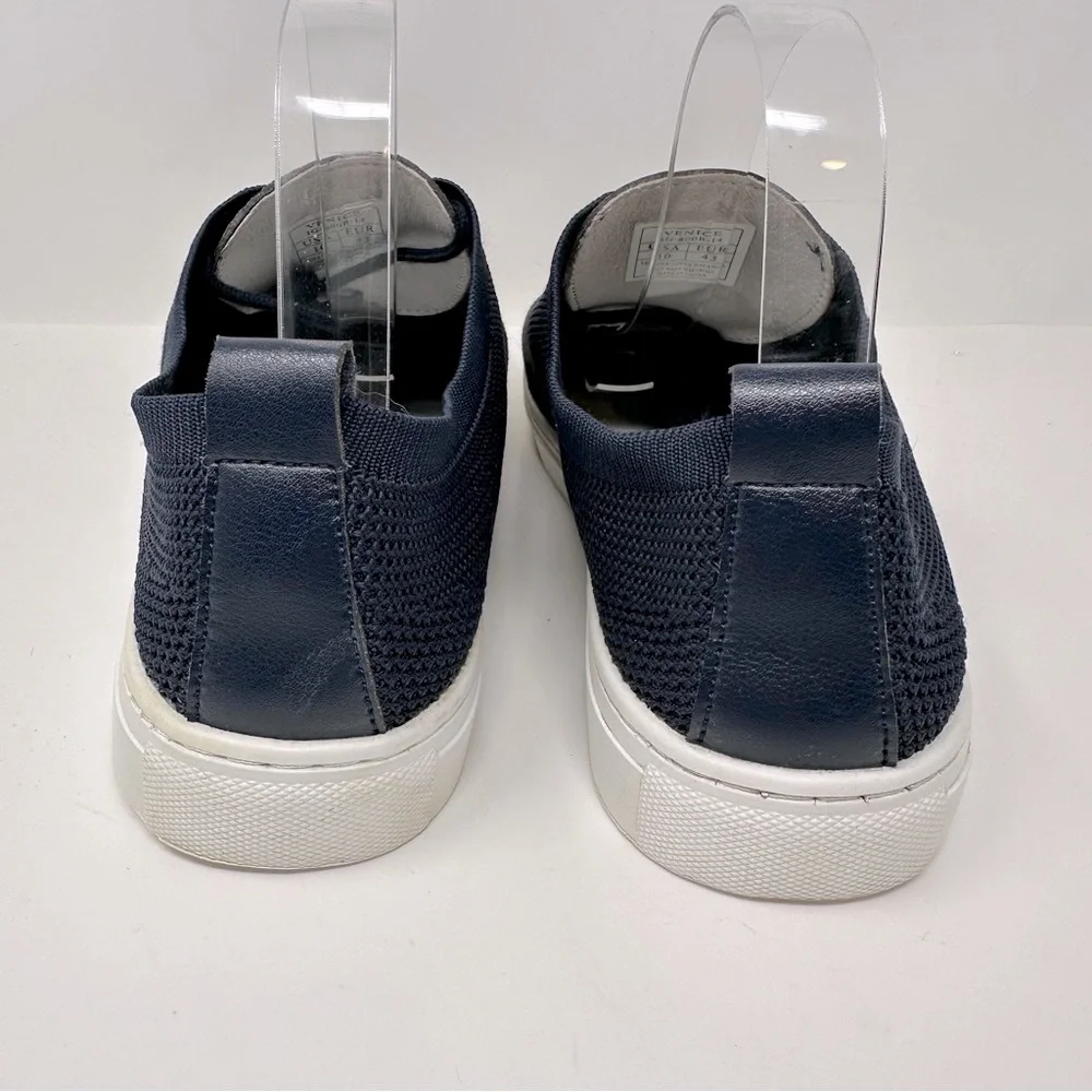 Vlado Venice Wingtip Knitted Textile Casual Sneakers Blue Size 10